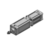 DNCKE - cylinder with clamping unit