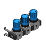 LRB-K - 압력 조절 밸브-배터리