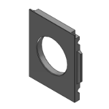 MS6-AEND - mounting plate